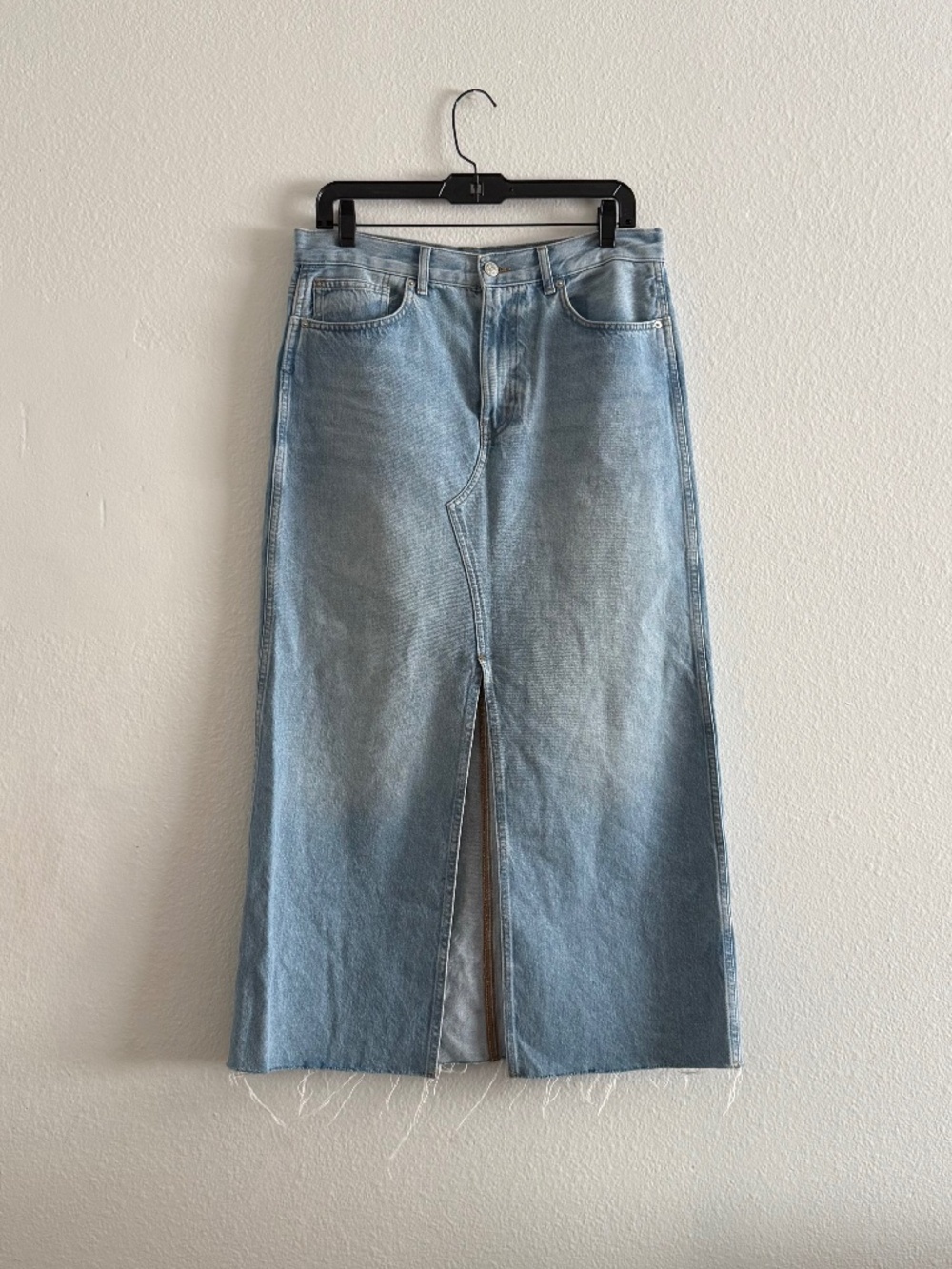 Madewell Rilee Denim Midi Skirt